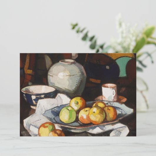 Stilleven, appels en kruik | Samuel John Peploe (Staand voorkant)