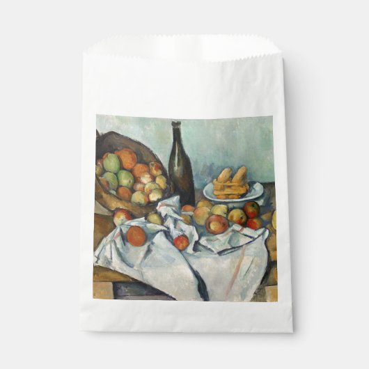 Stilleven Appels Mand Cezanne Schilderij Kunst Bedankzakje (Voorkant)