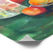 Stilleven Aquarel – Fruit Muurkunst Poster (Hoek)