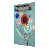 Stilleven Blauwe Bloemen Mini Klembord (Angled2)