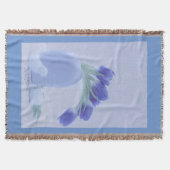 Stilleven Blauwe Tulpen Deken (Voorkant)