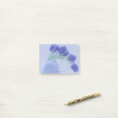 Stilleven Blauwe Tulpen Post-it® Notes (Op bureau)