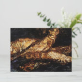 Stilleven Bloaters door Vincent van Gogh Uitnodigi (Staand voorkant)
