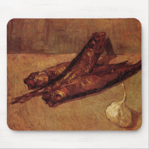 Stilleven Bloaters en Knoflook door Vincent van Go Muismat