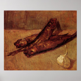 Stilleven Bloaters en Knoflook door Vincent van Go Poster