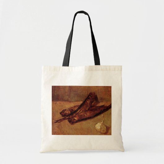 Stilleven Bloaters en Knoflook door Vincent van Go Tote Bag (Voorkant)