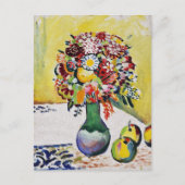Stilleven Bloemen Appels August Macke Briefkaart (Voorkant)