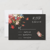 Stilleven Bloemen Bruiloft antwoordkaarten RSVP (Voorkant)