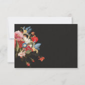 Stilleven Bloemen bruiloft Details en info kaart (Achterkant)