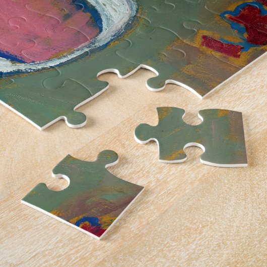 Stilleven Bloemen en Sinaasappels | von Jawlensky Legpuzzel (Zijkant)