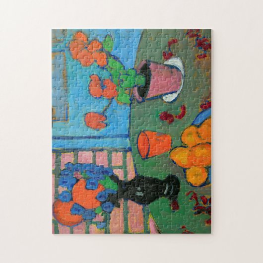 Stilleven Bloemen en Sinaasappels | von Jawlensky Legpuzzel (Verticaal)