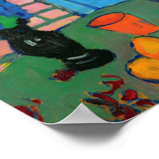 Stilleven Bloemen en Sinaasappels | von Jawlensky Poster (Hoek)