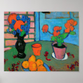 Stilleven Bloemen en Sinaasappels | von Jawlensky Poster (Voorkant)