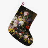  stilleven bloemen en vruchten grote kerstsok (Voorkant (Hangend))