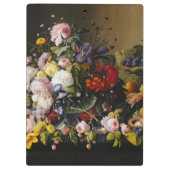  stilleven bloemen en vruchten klembord (Achterkant)