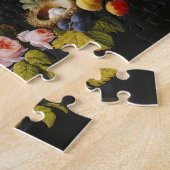  stilleven bloemen en vruchten legpuzzel (Zijkant)