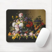 stilleven bloemen en vruchten muismat (Met muis)