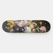 stilleven bloemen en vruchten persoonlijk skateboard (Horizontaal)
