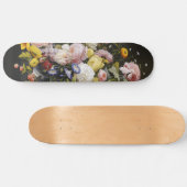 stilleven bloemen en vruchten persoonlijk skateboard (Horizontaal)
