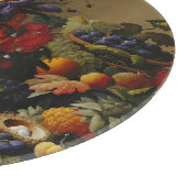  stilleven bloemen en vruchten snijplank (Hoek)