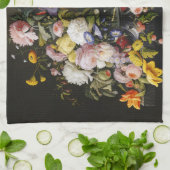 stilleven bloemen en vruchten theedoek (Gevouwen)