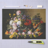  stilleven bloemen en vruchten tissuepapier (Craft)