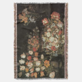 Stilleven bloemen,  Floral Baroque Deken (Voorkant Verticaal)