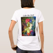 Stilleven Bloemen, Fruit Waterverf van Jan van Os T-shirt (Achterkant)
