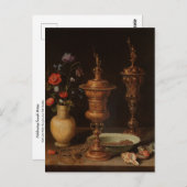 Stilleven bloemen, Gilt Goblet door Clara Peeters Briefkaart (Voorkant / Achterkant)
