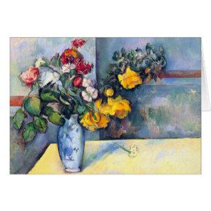 Stilleven Bloemen in een Vaas Door Paul Cezanne