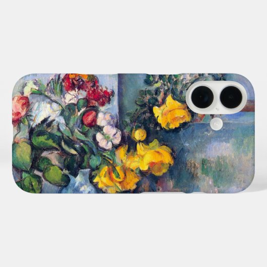 Stilleven Bloemen in een Vaas Door Paul Cezanne Case-Mate iPhone Case (Achterkant (horizontaal))