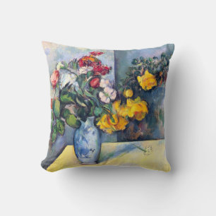 Stilleven Bloemen in een Vaas Door Paul Cezanne Kussen