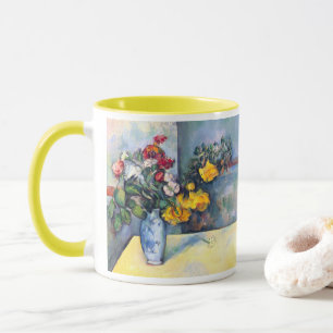 Stilleven Bloemen in een Vaas Door Paul Cezanne Mok