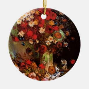 Stilleven Bloemen in een Vaas door Vincent van Gog Keramisch Ornament