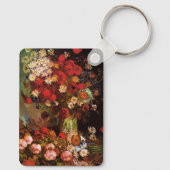 Stilleven Bloemen in een vaas door Vincent van Gog Sleutelhanger (Achterkant)