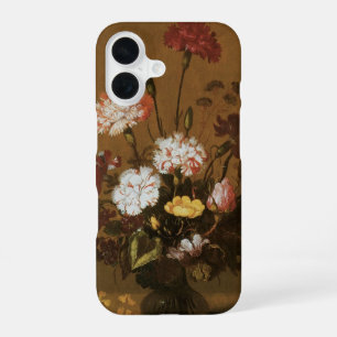 Stilleven Bloemen in Vaas, Vintage Barok iPhone 16 Hoesje