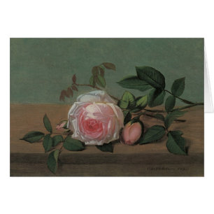 Stilleven Bloemen op een Richel door Otto Ottesen