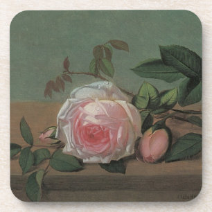 Stilleven Bloemen op een Richel door Otto Ottesen Drankjes Onderzetter