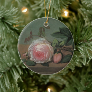 Stilleven Bloemen op een Richel door Otto Ottesen Keramisch Ornament
