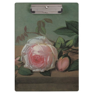Stilleven Bloemen op een Richel door Otto Ottesen Klembord