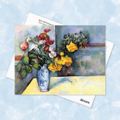 Stilleven Bloemen Vaas Paul Cezanne Briefkaart