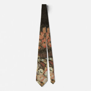 Stilleven Bloemen, Vintage Bloemstuk Barok Stropdas