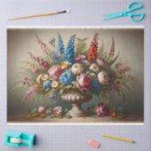 Stilleven bloemenurn decoupage tissuepapier (Craft)