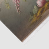 Stilleven bloemenurn decoupage tissuepapier (Detail)