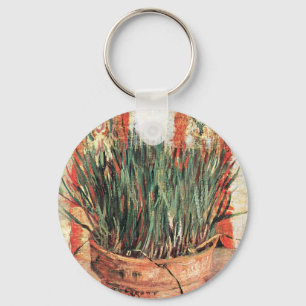 Stilleven Bloempot met Bieslook door Vincent van G Sleutelhanger