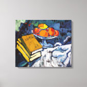 Stilleven Boeken en Bowl | Maurice de Vlaminck | Canvas Afdruk (Voorkant)