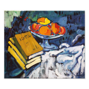 Stilleven Boeken en Bowl   Maurice de Vlaminck   Foto Afdruk