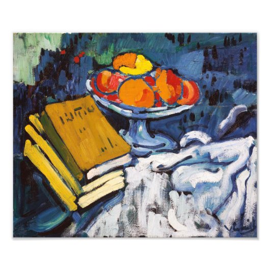Stilleven Boeken en Bowl | Maurice de Vlaminck | Foto Afdruk (Voorkant)