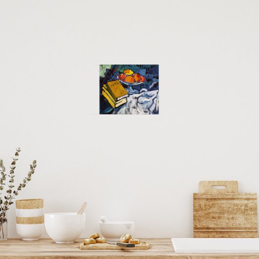 Stilleven Boeken en Bowl | Maurice de Vlaminck | Poster (Keuken)