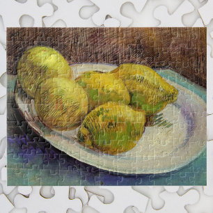 Stilleven Citroenen op een Bord door Vincent van G Legpuzzel